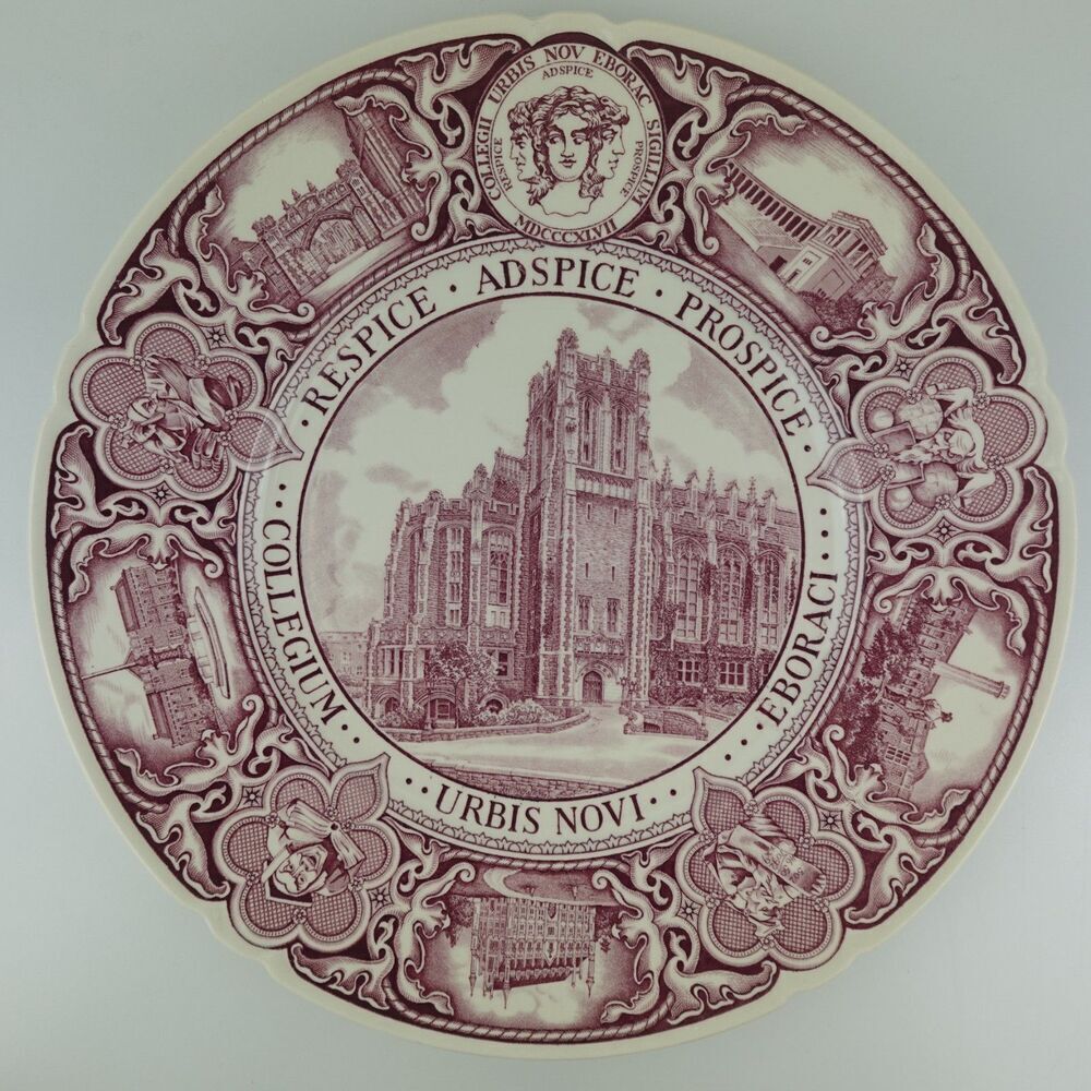 Wedgewood Mulberry Plate College Of The City Of New York The South Tower